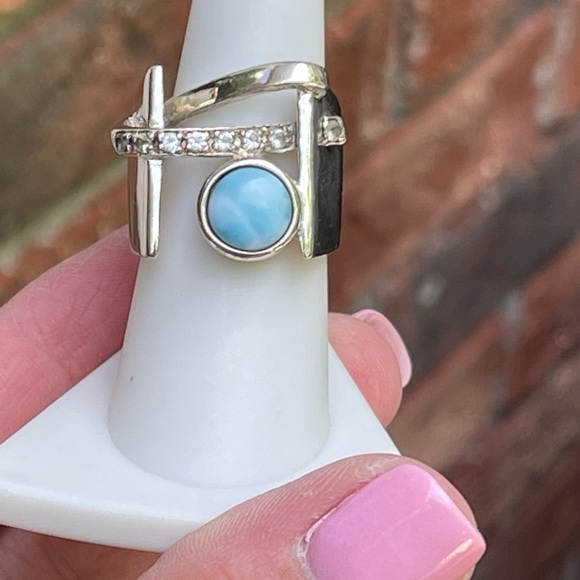 Vintage Jewelry - Larimar Ring